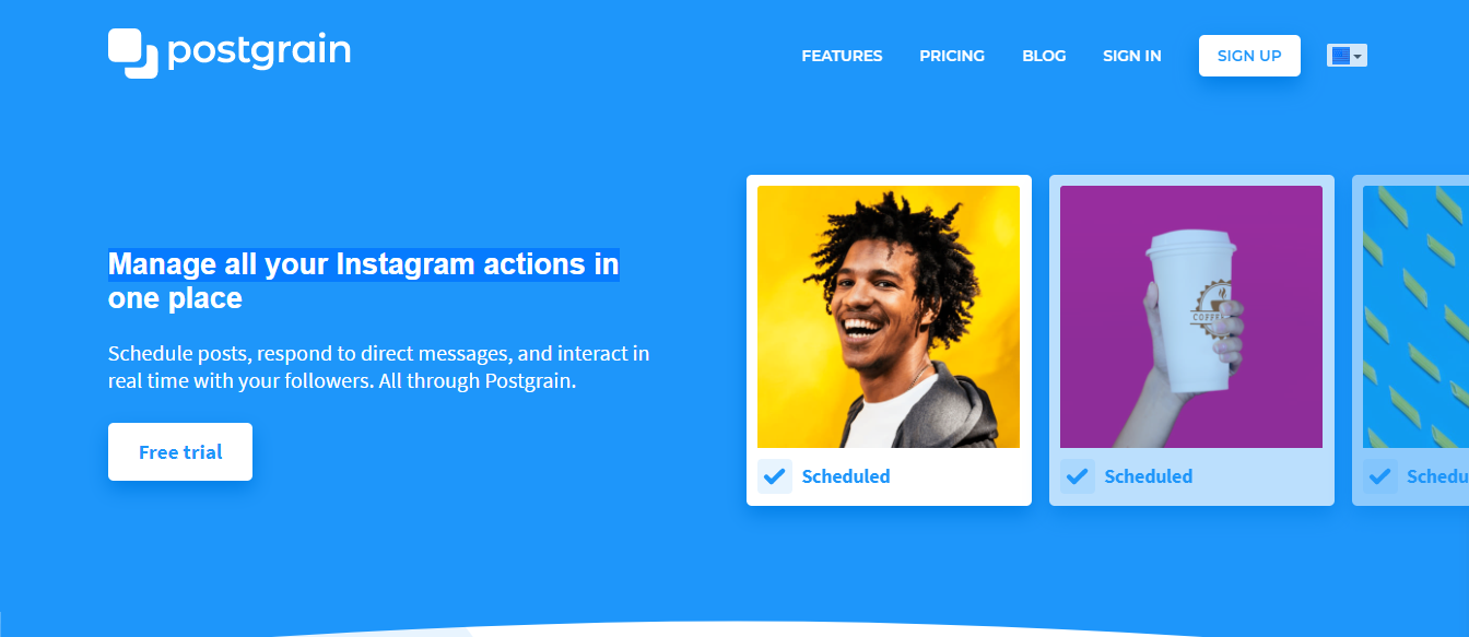 Postgrain - Instagram Scheduling Tool